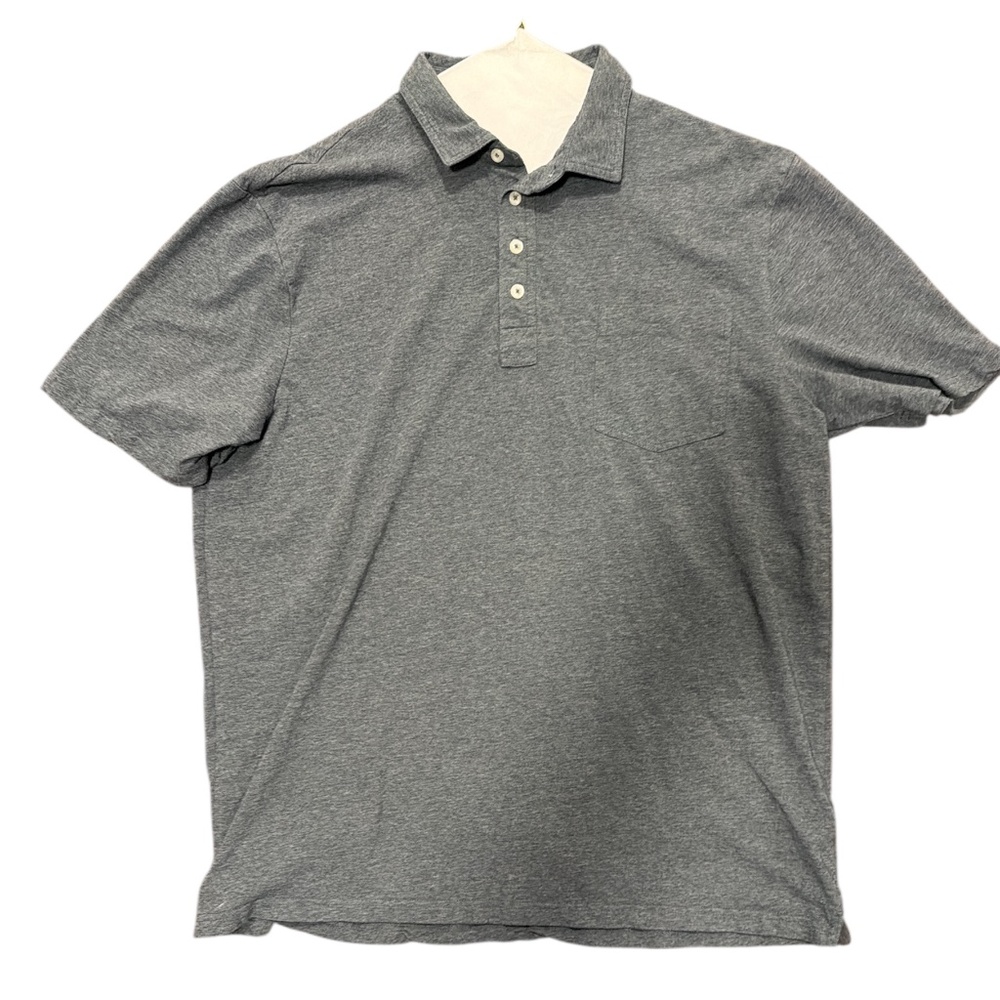 johnnie-O Heather Gray Men's Polo Hangin out Golf SIZE XL GOLF